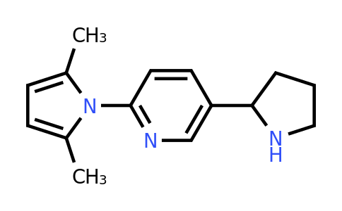 CAS 1352522-37-2 | 2-(2,5-Dimethyl-1H-pyrrol-1-yl)-5-(pyrrolidin-2-yl)pyridine