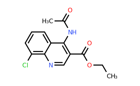 CAS 1352523-94-4 | Ethyl 4-acetamido-8-chloroquinoline-3-carboxylate