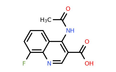 CAS 1352524-01-6 | 4-Acetamido-8-fluoroquinoline-3-carboxylic acid