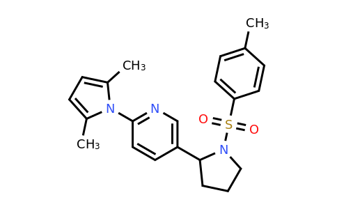 CAS 1352528-08-5 | 2-(2,5-Dimethyl-1H-pyrrol-1-yl)-5-(1-tosylpyrrolidin-2-yl)pyridine