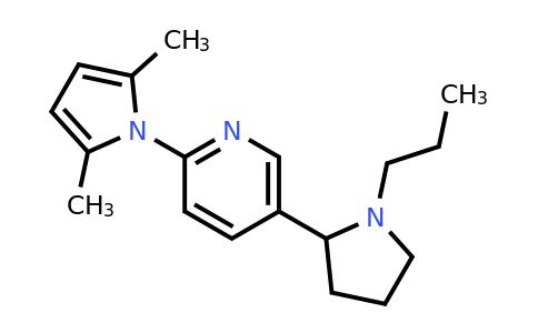 CAS 1352531-28-2 | 2-(2,5-Dimethyl-1H-pyrrol-1-yl)-5-(1-propylpyrrolidin-2-yl)pyridine