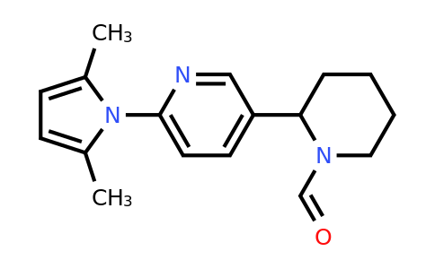 CAS 1352531-46-4 | 2-(6-(2,5-Dimethyl-1H-pyrrol-1-yl)pyridin-3-yl)piperidine-1-carbaldehyde