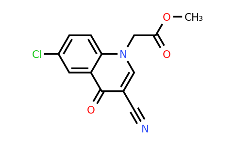 CAS 1352541-98-0 | Methyl 2-(6-chloro-3-cyano-4-oxoquinolin-1(4H)-yl)acetate