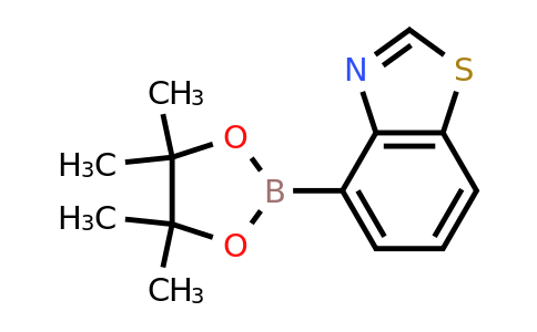 4-(4,4,5,5-Tetramethyl-1,3,2-dioxaborolan-2-YL)benzo[D]thiazole