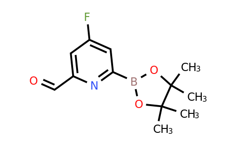 CAS 1352819-40-9 | (4-Fluoro-6-formylpyridin-2-YL)boronic acid pinacol ester