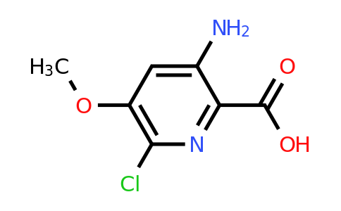 CAS 1352882-30-4 | 3-amino-6-chloro-5-methoxy-pyridine-2-carboxylic acid