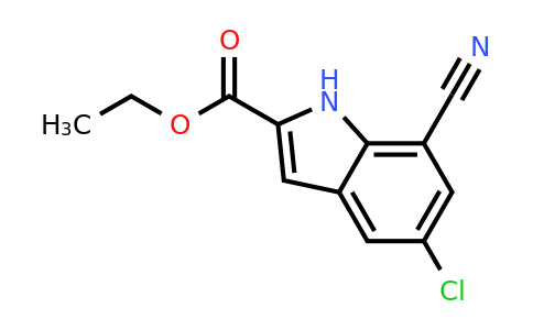 CAS 1352885-44-9 | 5-Chloro-7-cyano-1H-indole-2-carboxylic acid ethyl ester