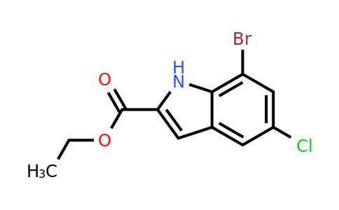 CAS 1352896-41-3 | 7-Bromo-5-chloro-1H-indole-2-carboxylic acid ethyl ester