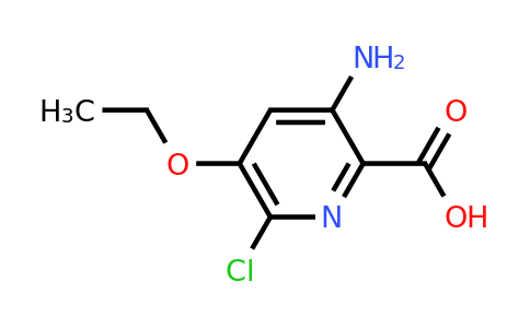 CAS 1352907-85-7 | 3-amino-6-chloro-5-ethoxy-pyridine-2-carboxylic acid