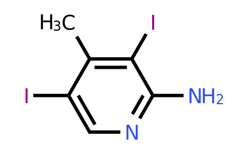 CAS 1353101-03-7 | 3,5-diiodo-4-methylpyridin-2-amine