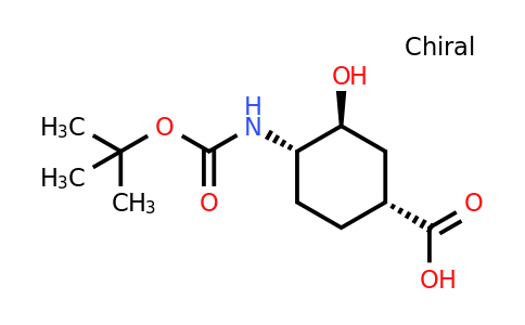 CAS 1353219-62-1 | (1R,3S,4S)-4-{[(tert-butoxy)carbonyl]amino}-3-hydroxycyclohexane-1-carboxylic acid
