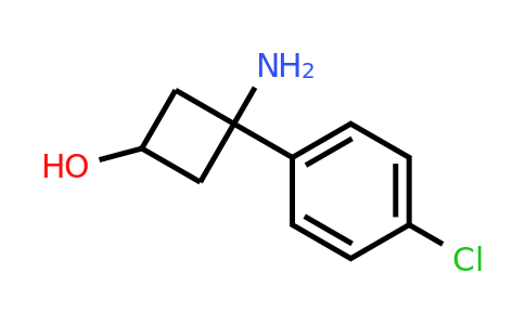 CAS 1353636-85-7 | 3-Amino-3-(4-chlorophenyl)cyclobutan-1-ol