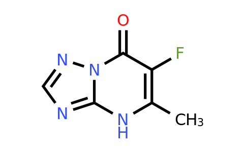 CAS 1353761-08-6 | 6-fluoro-5-methyl-4H,7H-[1,2,4]triazolo[1,5-a]pyrimidin-7-one