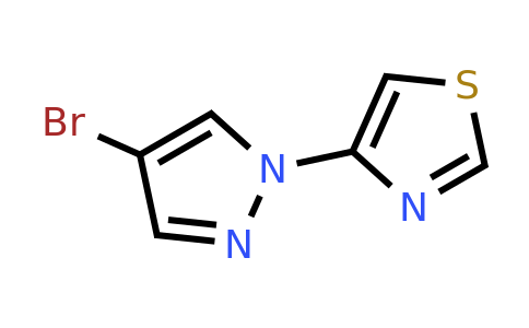 CAS 1353853-97-0 | 4-(4-Bromo-1H-pyrazol-1-yl)thiazole