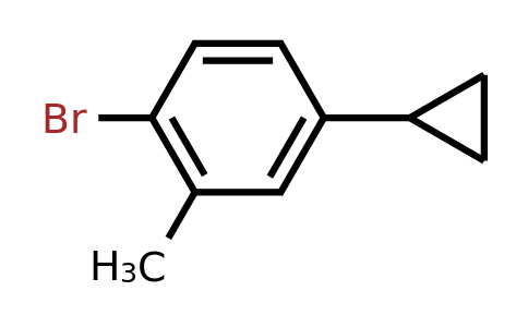 CAS 1353854-72-4 | 1-Bromo-4-cyclopropyl-2-methylbenzene