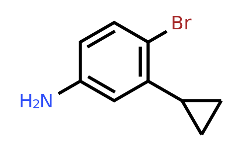 CAS 1353855-93-2 | 4-Bromo-3-cyclopropylaniline