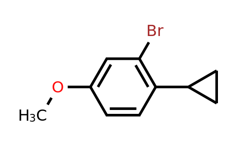 CAS 1353855-96-5 | 2-Bromo-1-cyclopropyl-4-methoxybenzene