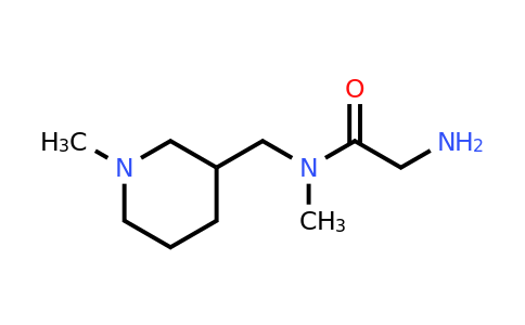 CAS 1353945-07-9 | 2-Amino-N-methyl-N-((1-methylpiperidin-3-yl)methyl)acetamide