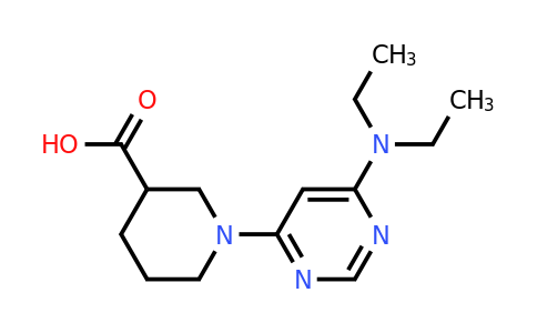 CAS 1353946-91-4 | 1-(6-(Diethylamino)pyrimidin-4-yl)piperidine-3-carboxylic acid