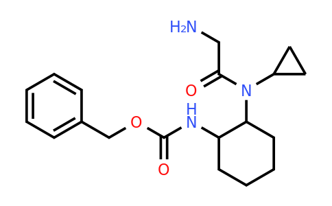 CAS 1353955-03-9 | Benzyl (2-(2-amino-N-cyclopropylacetamido)cyclohexyl)carbamate