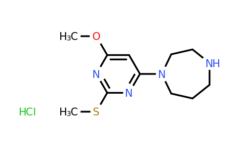 1-(6-Methoxy-2-(methylthio)pyrimidin-4-yl)-1,4-diazepane hydrochloride