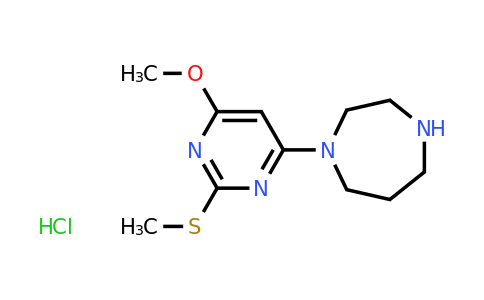 CAS 1353958-23-2 | 1-(6-Methoxy-2-(methylthio)pyrimidin-4-yl)-1,4-diazepane hydrochloride