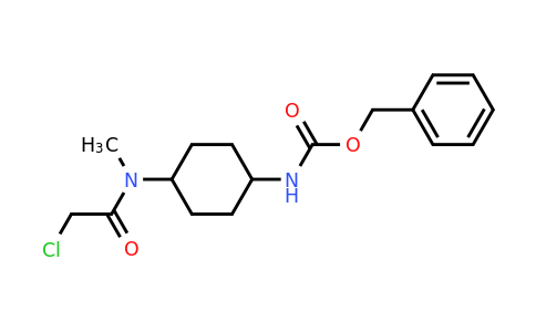 CAS 1353959-50-8 | Benzyl (4-(2-chloro-N-methylacetamido)cyclohexyl)carbamate