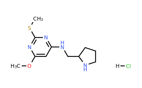 CAS 1353962-45-4 | 6-Methoxy-2-(methylthio)-N-(pyrrolidin-2-ylmethyl)pyrimidin-4-amine hydrochloride