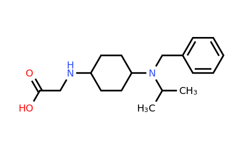 CAS 1353964-32-5 | 2-((4-(Benzyl(isopropyl)amino)cyclohexyl)amino)acetic acid