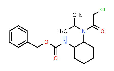 CAS 1353964-49-4 | Benzyl (2-(2-chloro-N-isopropylacetamido)cyclohexyl)carbamate