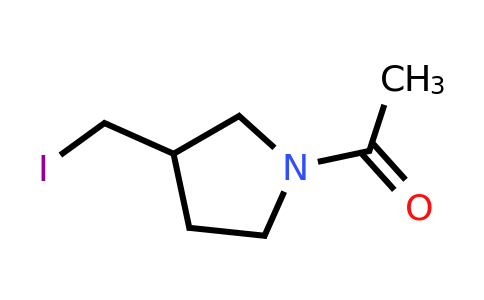 CAS 1353965-40-8 | 1-[3-(iodomethyl)pyrrolidin-1-yl]ethanone