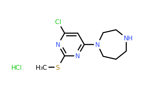 CAS 1353967-11-9 | 1-(6-Chloro-2-(methylthio)pyrimidin-4-yl)-1,4-diazepane hydrochloride