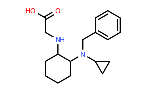 2-((2-(Benzyl(cyclopropyl)amino)cyclohexyl)amino)acetic acid