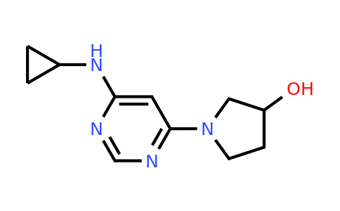 CAS 1353974-11-4 | 1-(6-(Cyclopropylamino)pyrimidin-4-yl)pyrrolidin-3-ol