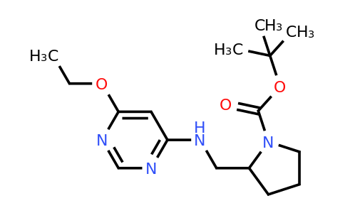 CAS 1353974-21-6 | tert-Butyl 2-(((6-ethoxypyrimidin-4-yl)amino)methyl)pyrrolidine-1-carboxylate