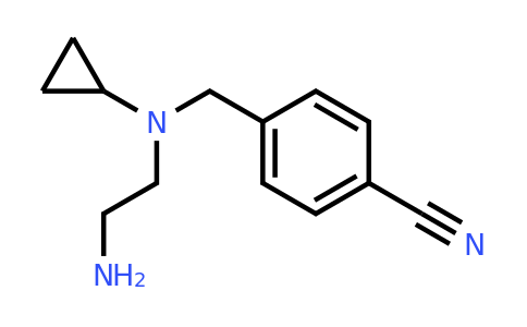 CAS 1353975-69-5 | 4-(((2-Aminoethyl)(cyclopropyl)amino)methyl)benzonitrile