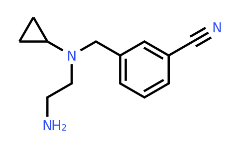 CAS 1353976-13-2 | 3-(((2-Aminoethyl)(cyclopropyl)amino)methyl)benzonitrile