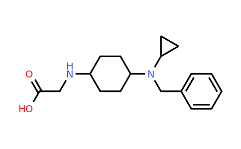 CAS 1353976-59-6 | 2-((4-(Benzyl(cyclopropyl)amino)cyclohexyl)amino)acetic acid