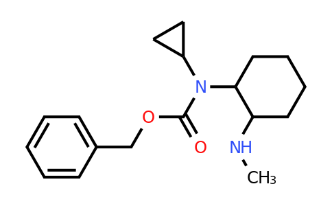 CAS 1353977-47-5 | Benzyl cyclopropyl(2-(methylamino)cyclohexyl)carbamate
