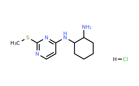 CAS 1353978-86-5 | N1-(2-(Methylthio)pyrimidin-4-yl)cyclohexane-1,2-diamine hydrochloride