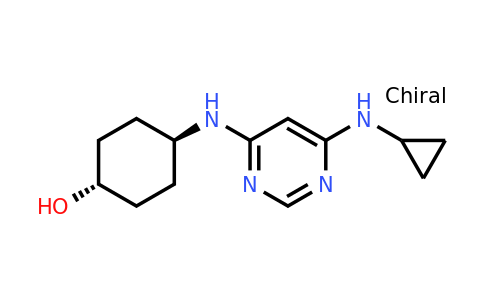 CAS 1353980-65-0 | (1r,4r)-4-((6-(Cyclopropylamino)pyrimidin-4-yl)amino)cyclohexanol