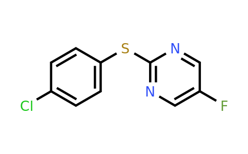 CAS 1353980-68-3 | 2-((4-Chlorophenyl)thio)-5-fluoropyrimidine
