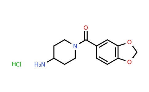 CAS 1353980-73-0 | (4-Aminopiperidin-1-yl)(benzo[d][1,3]dioxol-5-yl)methanone hydrochloride