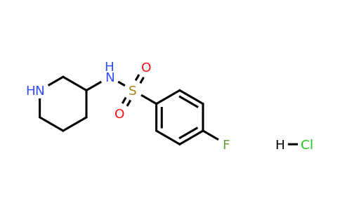 CAS 1353980-97-8 | 4-Fluoro-N-(piperidin-3-yl)benzenesulfonamide hydrochloride