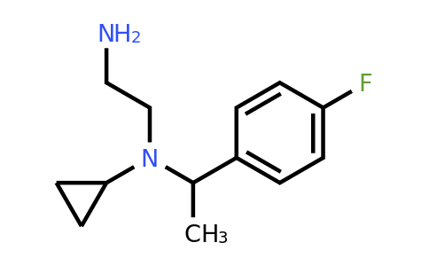 CAS 1353982-67-8 | N1-Cyclopropyl-N1-(1-(4-fluorophenyl)ethyl)ethane-1,2-diamine
