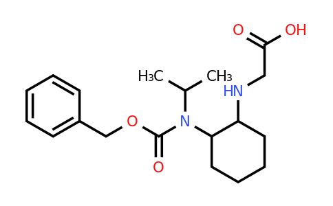 CAS 1353983-36-4 | 2-((2-(((Benzyloxy)carbonyl)(isopropyl)amino)cyclohexyl)amino)acetic acid