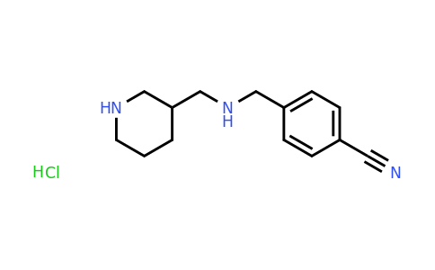 CAS 1353984-52-7 | 4-(((Piperidin-3-ylmethyl)amino)methyl)benzonitrile hydrochloride
