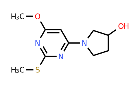 1-(6-Methoxy-2-(methylthio)pyrimidin-4-yl)pyrrolidin-3-ol