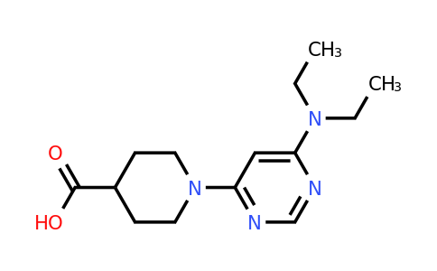 CAS 1353985-75-7 | 1-(6-(Diethylamino)pyrimidin-4-yl)piperidine-4-carboxylic acid
