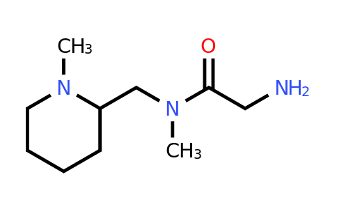 CAS 1353986-89-6 | 2-Amino-N-methyl-N-((1-methylpiperidin-2-yl)methyl)acetamide